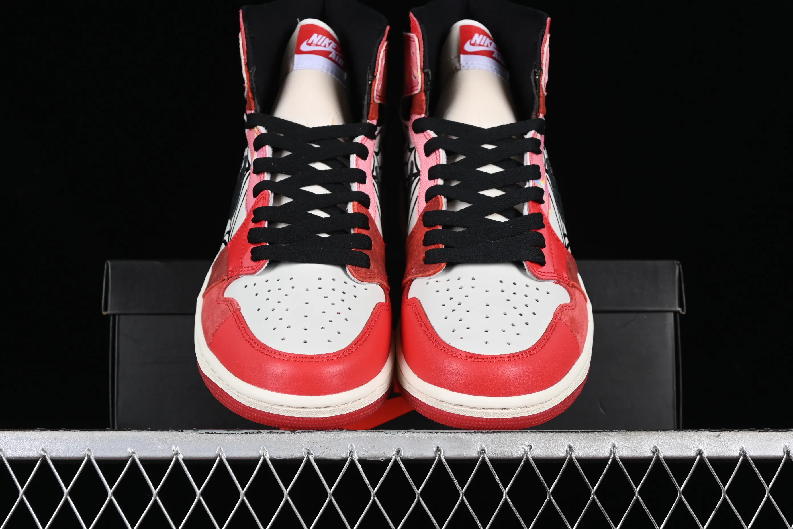 All categories Air Jordan Jordan series basketball shoes Air Jordan 1 High Air Jordan 1 High OG "Next Chapter" AJ1 Joe 1 Spider-Man 2.0 high-top basketball shoes DV1748-601